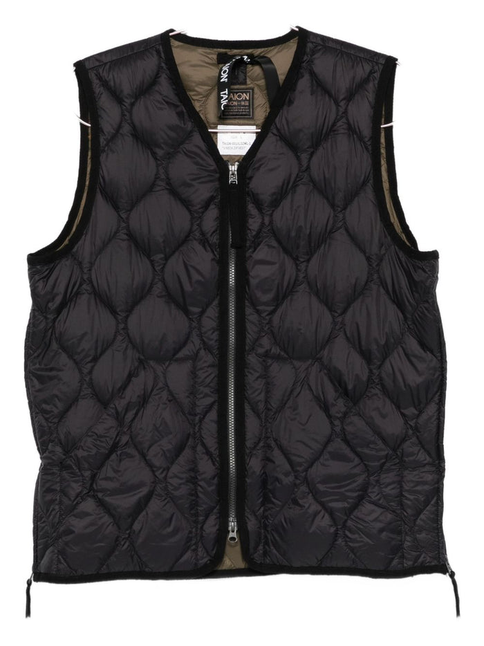 Taion Gilet Nero Uomo 1