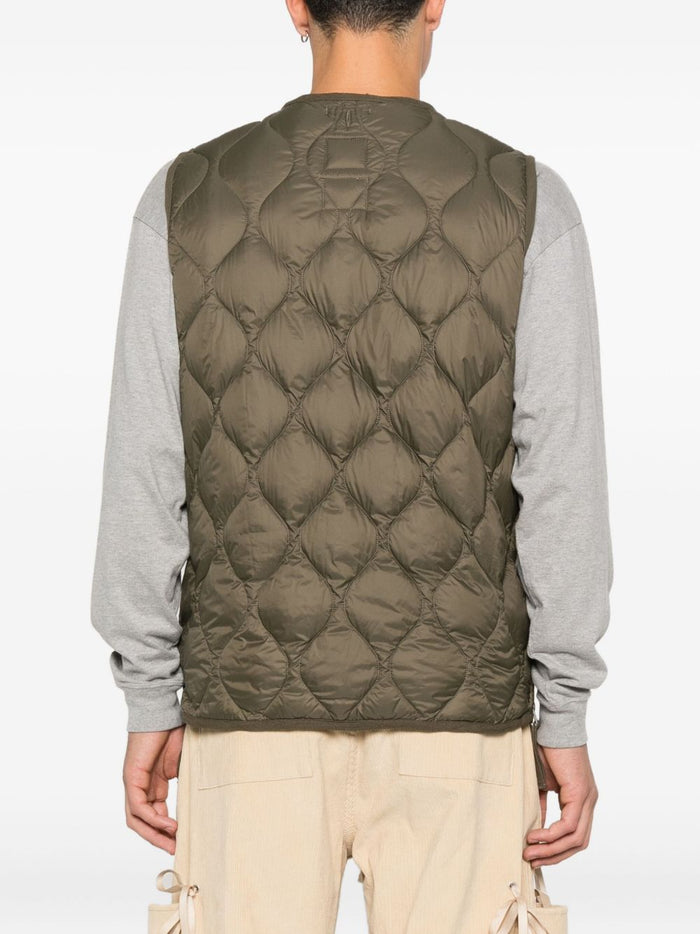 Taion Gilet Verde Uomo 3