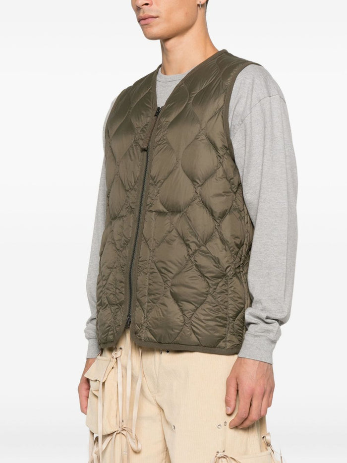 Taion Gilet Verde Uomo 5