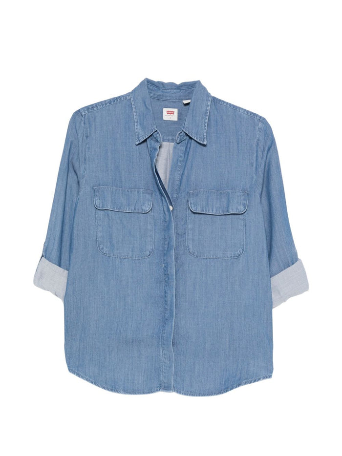 Levi's Camicia Blu Donna Elaine Utility 1