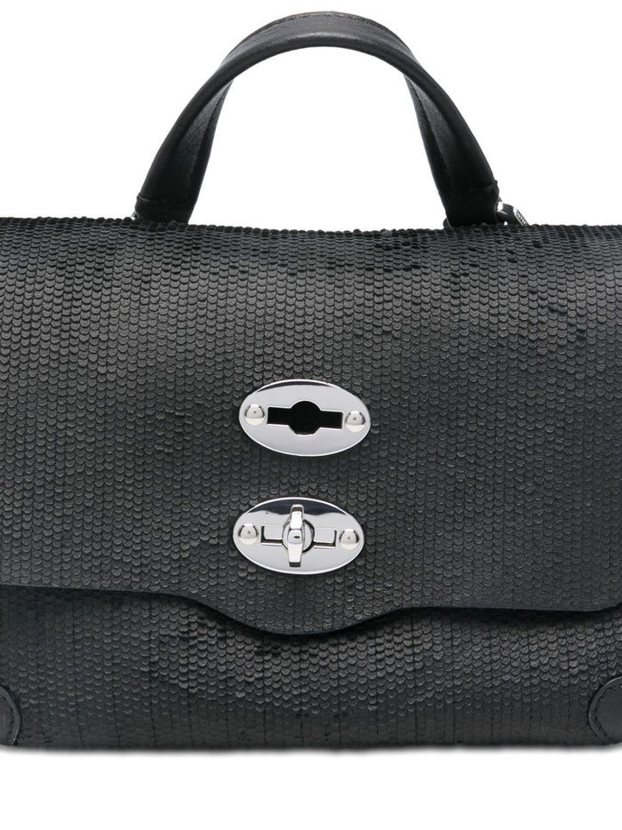 Zanellato Borsa Nero Donna Postina Baby CBI Anniversario 3