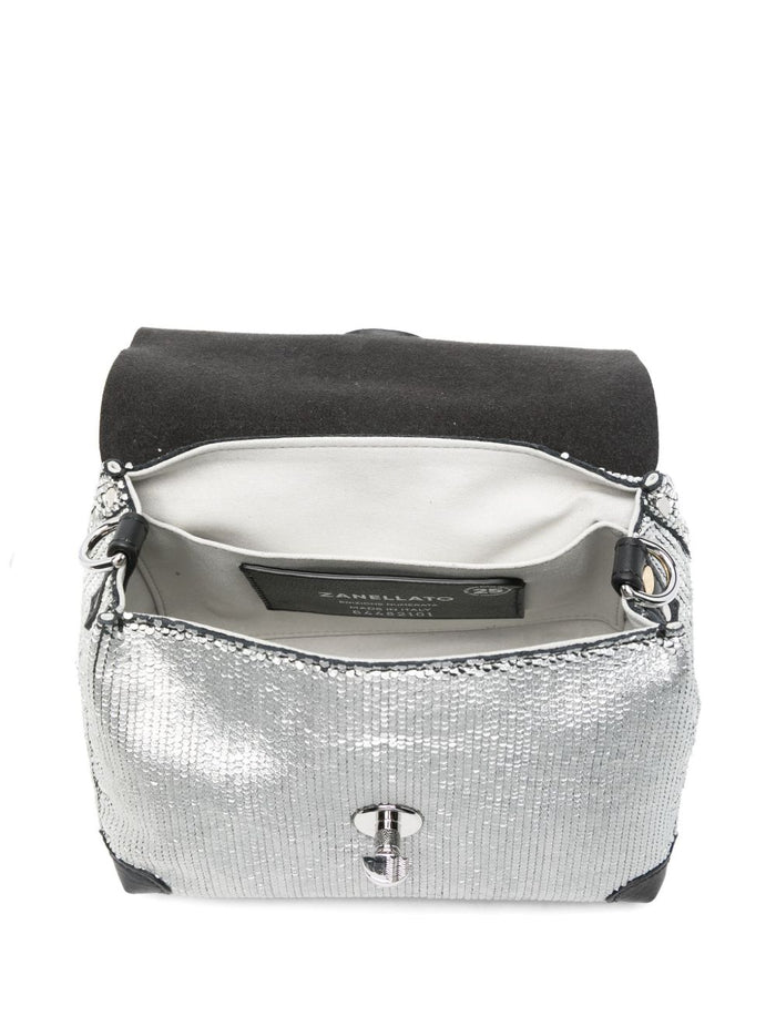 Zanellato Borsa Argento Donna Postina Baby CBI Anniversario 3