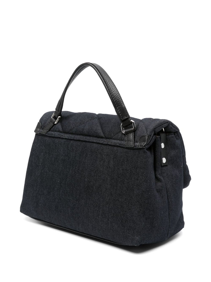 Zanellato Blue Bag Women Postina Denim Padded Small 5