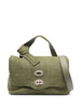 Zanellato Borsa Verde Donna Postina Jones Caiman Small 2