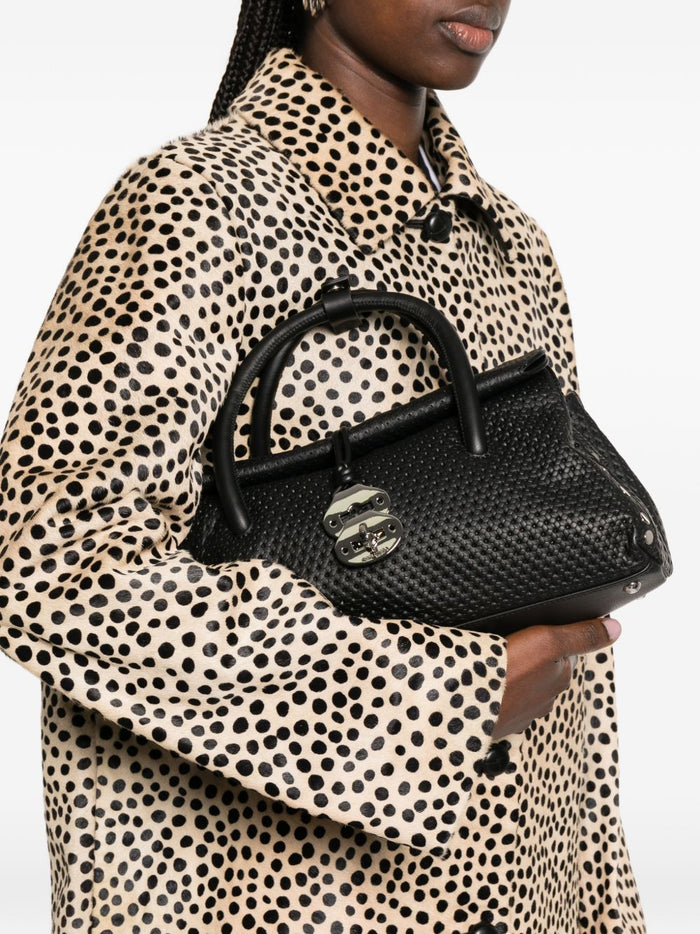 Zanellato Borsa Nero Donna Dotta Casa Venissa Small 2