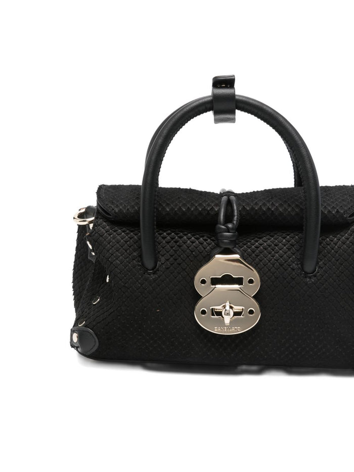 Zanellato Borsa Nero Donna Dotta Amoretto Baby 5