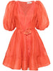 Zimmermann Women's Red Dress with Balloon Sleeves 5