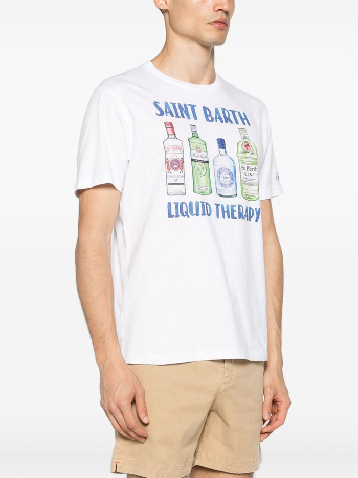 Mc2 Saint Barth Liquid Therapy Men's White T-shirt 2