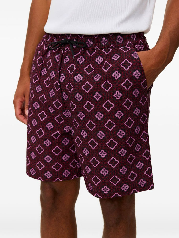 Les Deux Short Rosso Uomo 2