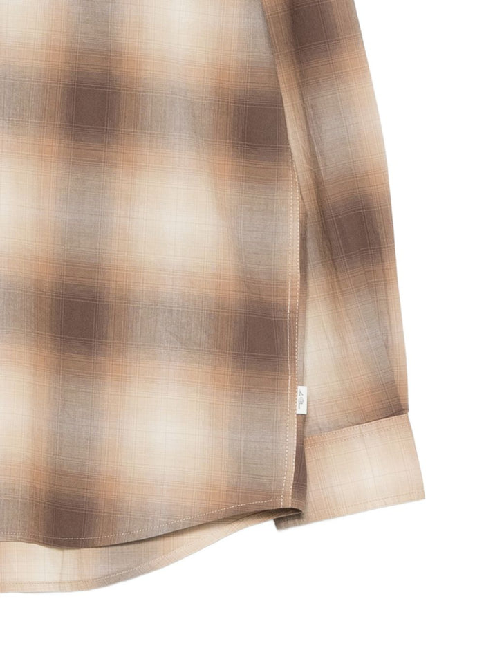 Les Deux Camicia Quadri Uomo Marrone 3