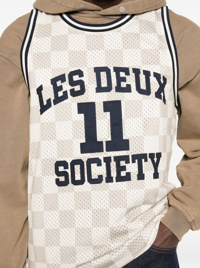 Les Deux Canotta Marrone Uomo Silas 4