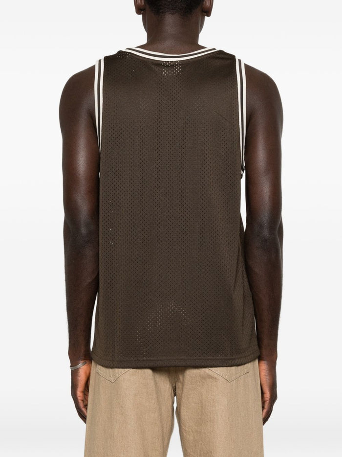 Les Deux Canotta Marrone Uomo Silas 3