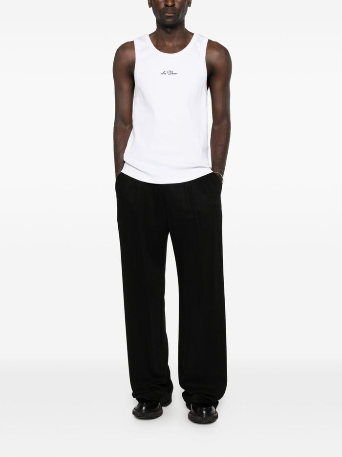 Les Deux Canotta Bianco Uomo Ricamo Logo 2