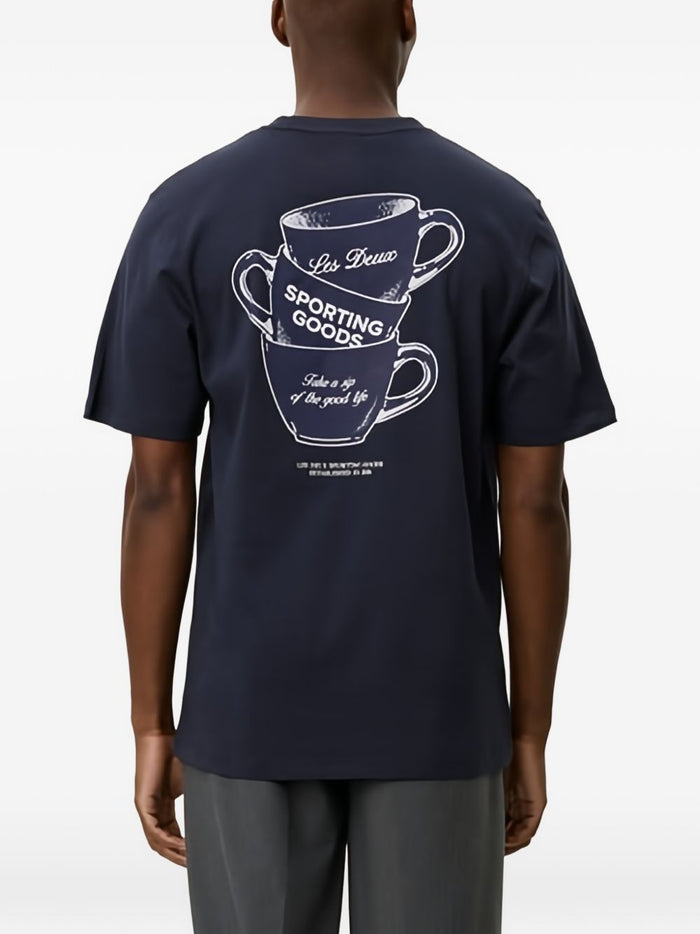 Les Deux T-Shirt Blu Uomo Ben Artist 2