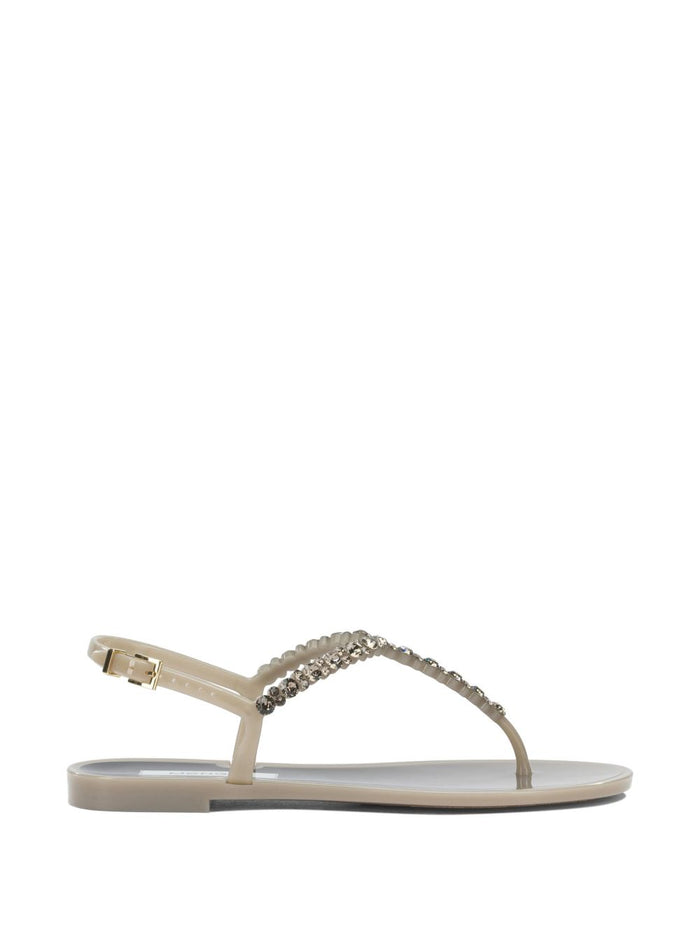 Menghi Scarpe con Cristalli Donna Beige 1