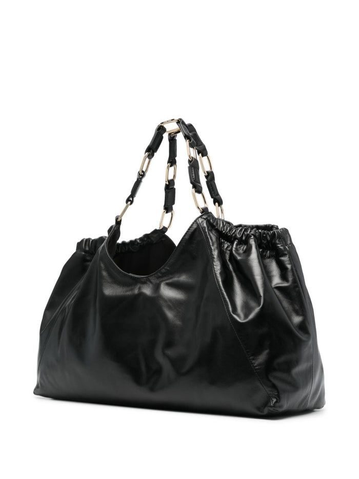 Anine Bing Black Women's Bag with Ring Handles 5