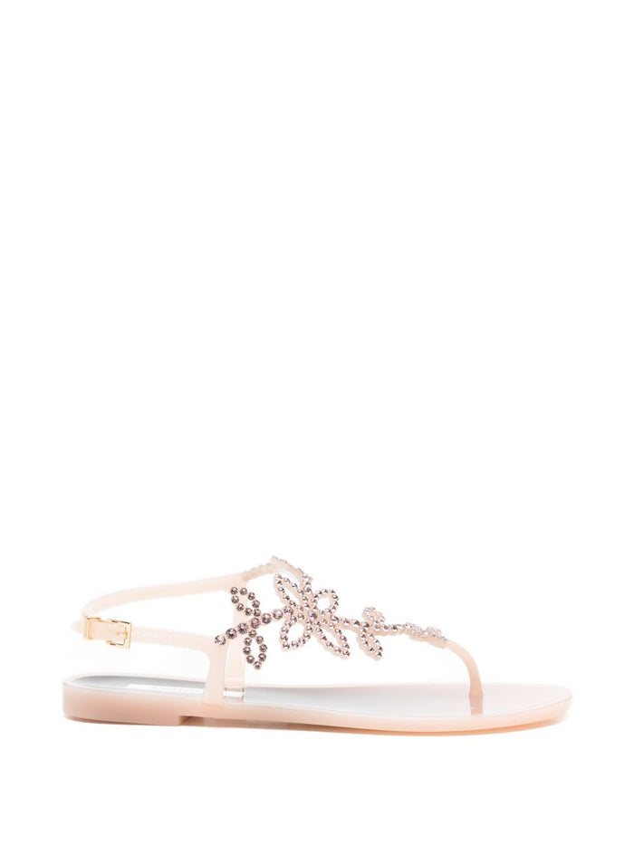 Menghi Scarpe Sandali Flat Donna Rosa 1