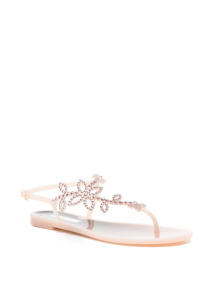 Menghi Scarpe Sandali Flat Donna Rosa 2