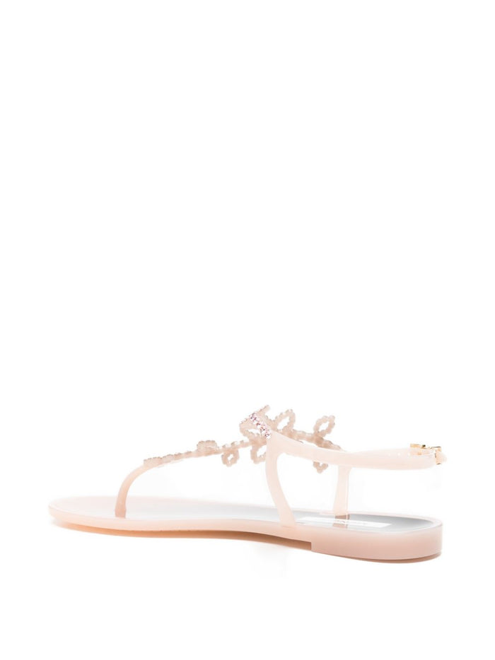 Menghi Scarpe Sandali Flat Donna Rosa 3