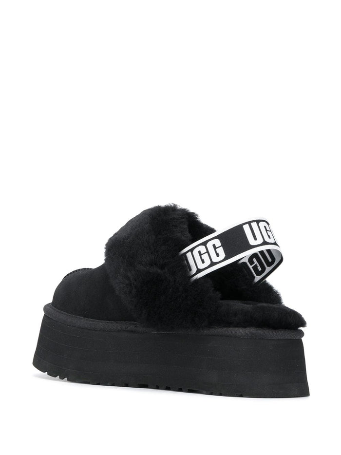 Ugg Slippers Funkette Women Shoes Black 2