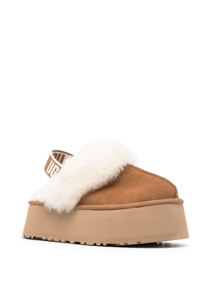 Ugg Slippers Funkette Donna Scarpe Marrone 2