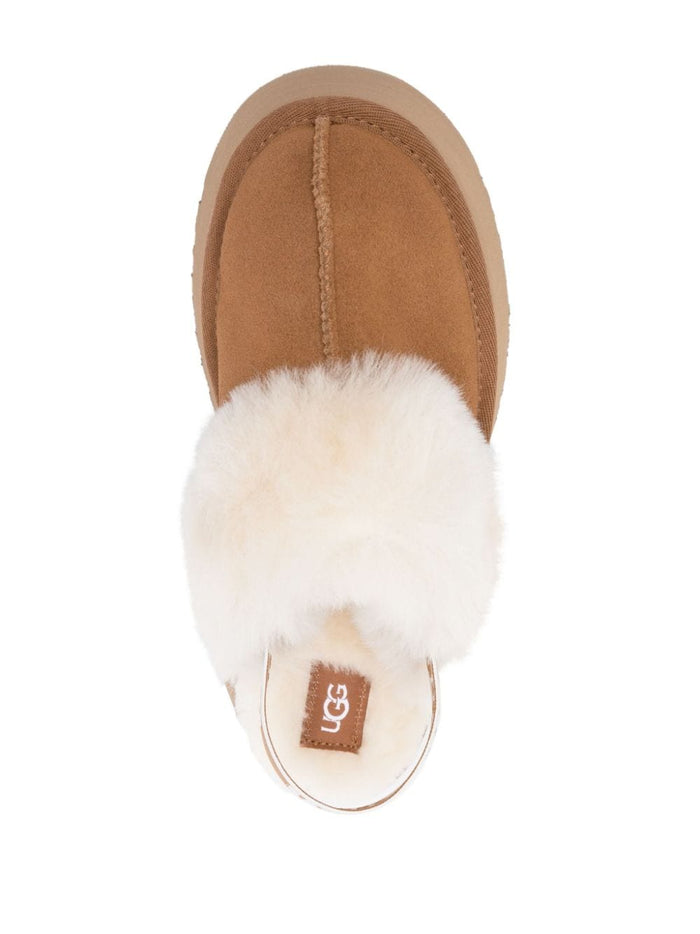 Ugg Slippers Funkette Donna Scarpe Marrone 3