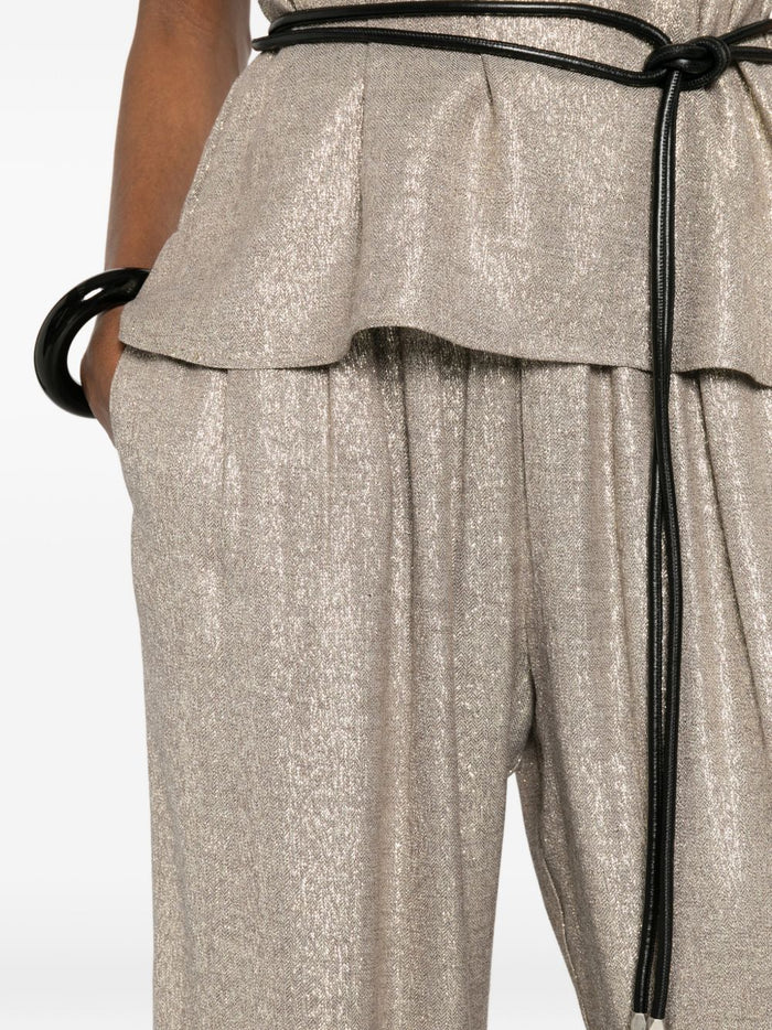 Diega Pantaloni Palazzo Donna Oro 4