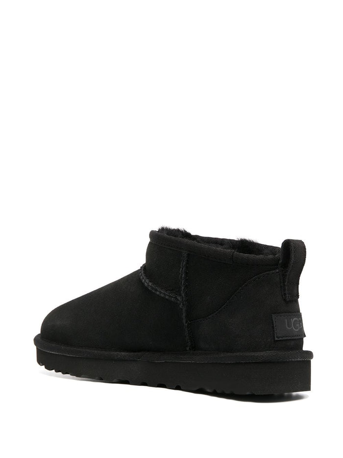 Ugg Classic Ultra Mini Women's Boots Shoes Black 3