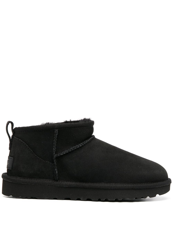 Ugg Classic Ultra Mini Women's Boots Shoes Black 1