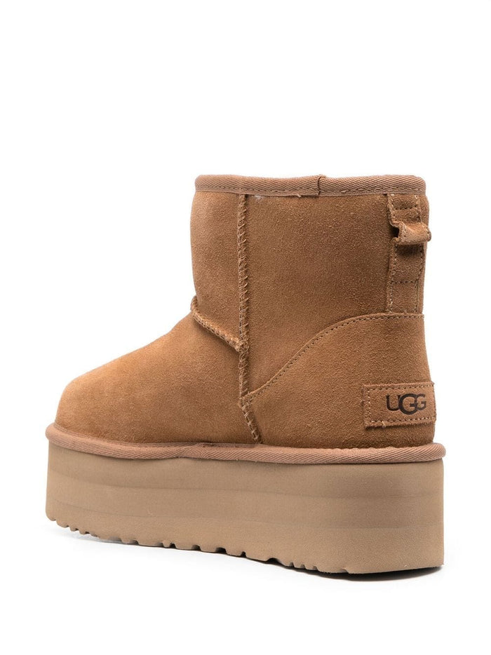 Ugg Shoes Brown Women Boots Classic Mini Platform 3