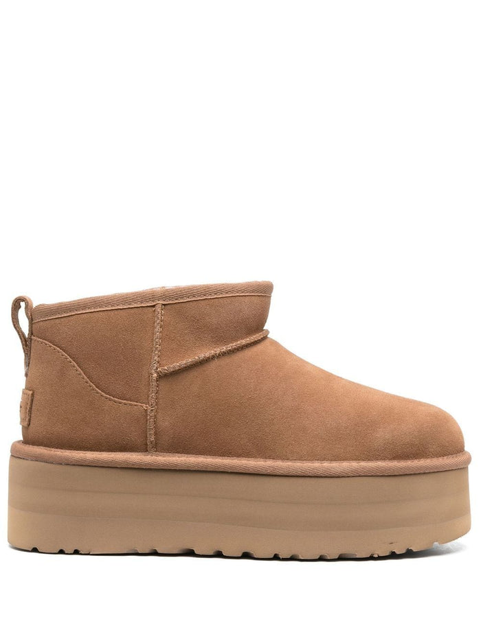 Ugg Stivali Classic Ultra Mini Platform Donna Scarpe Marrone 1