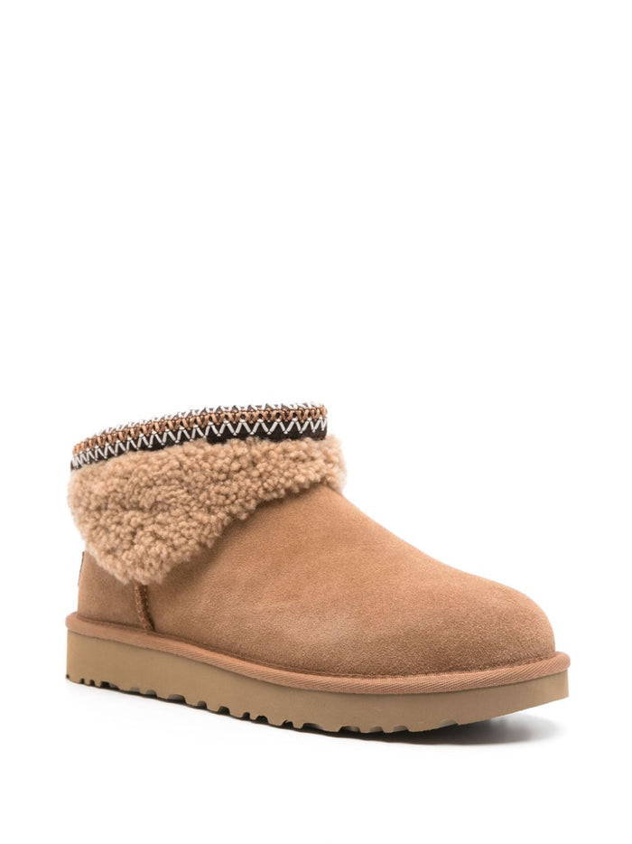Ugg Stivali Classic Ultra Mini Maxi Curly Donna Scarpe Marrone 4