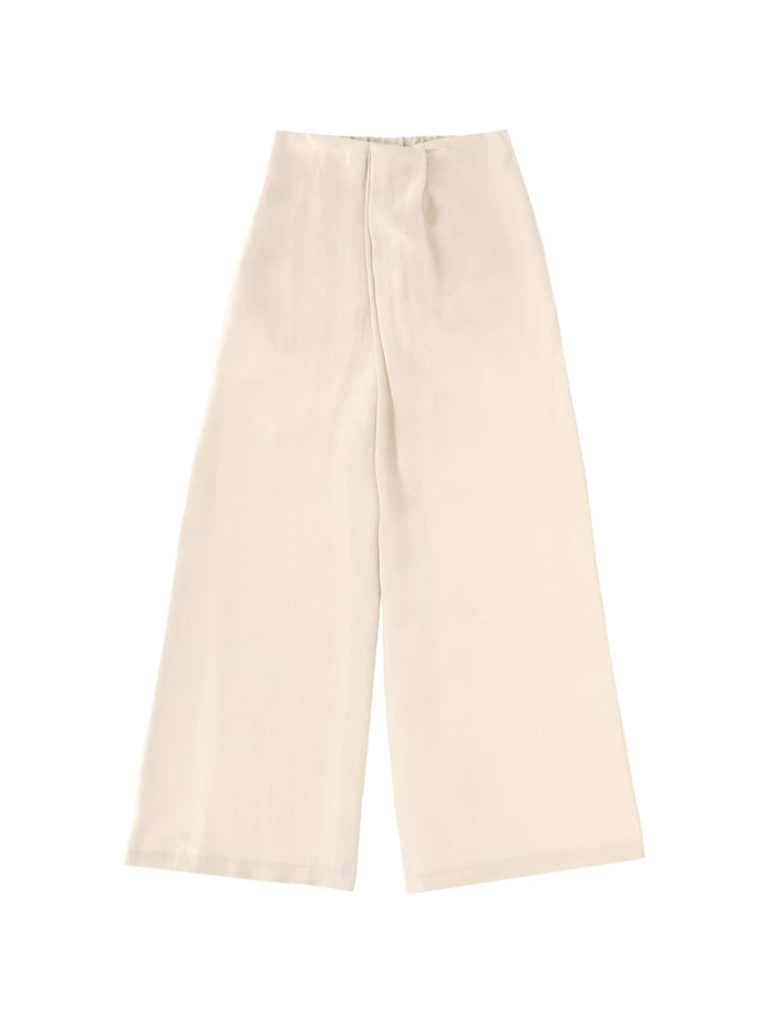 Alysi Pantalone Bianco Donna Svasato 1