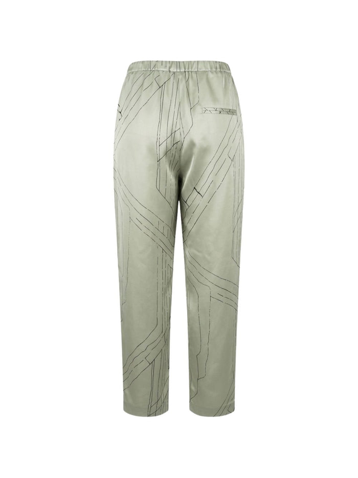 Alysi Pantalone Verde Donna 2