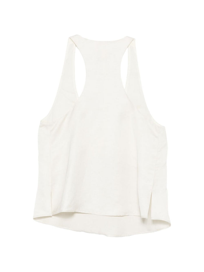 Alysi Canotta Bianco Donna 3