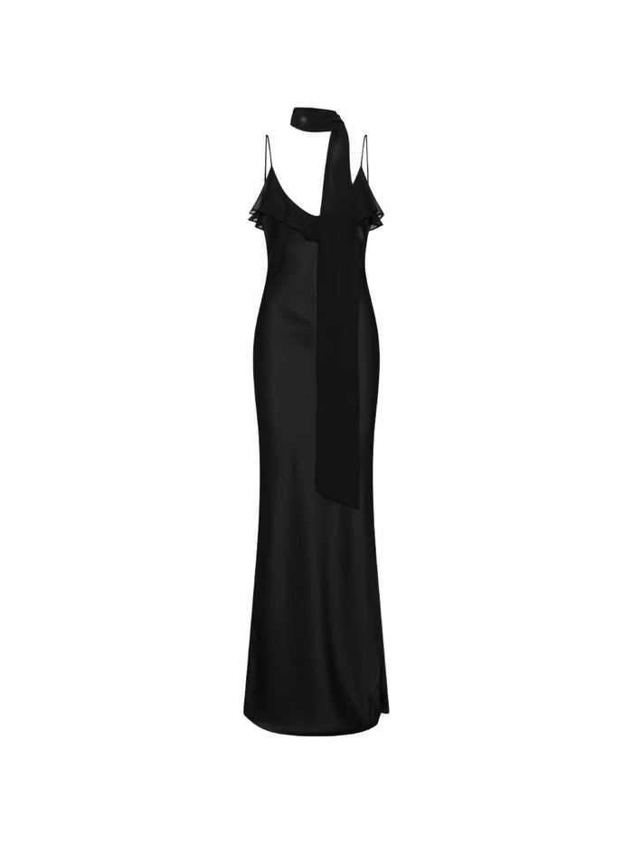 Rotate Abito Nero Donna 1