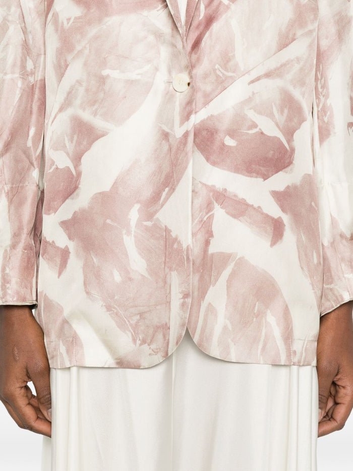 Alysi Giacca Rosa Donna Floreale 4