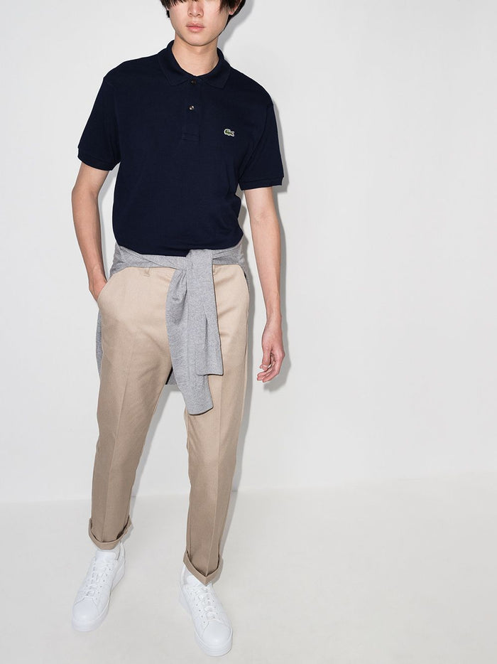 Lacoste Uomo Polo Blu Taglio Classico L.12.12 Original 2