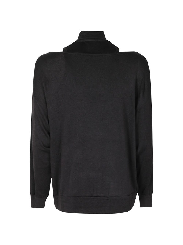 Woc Felpa Nero Donna 2