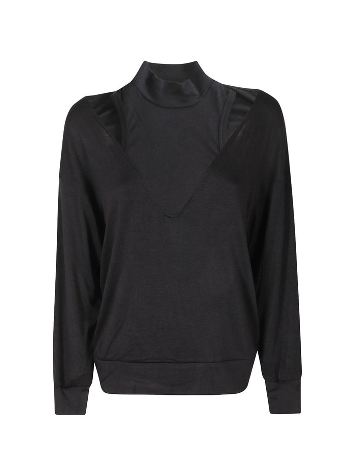 Woc Felpa Nero Donna 1