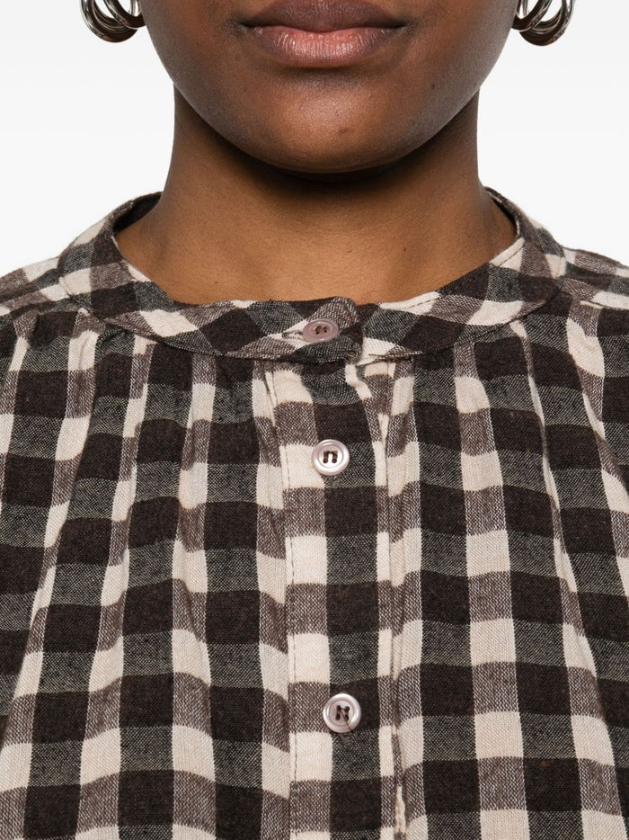 Braune Damenbluse von Maison Hotel 5