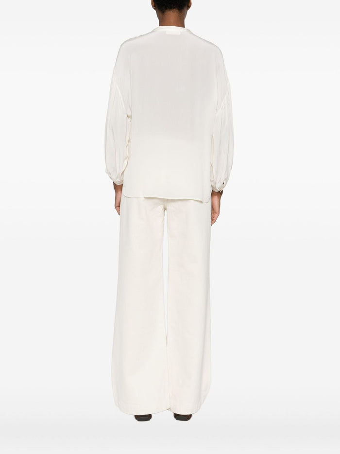 Maison Hotel Blusa Bianco Donna 4