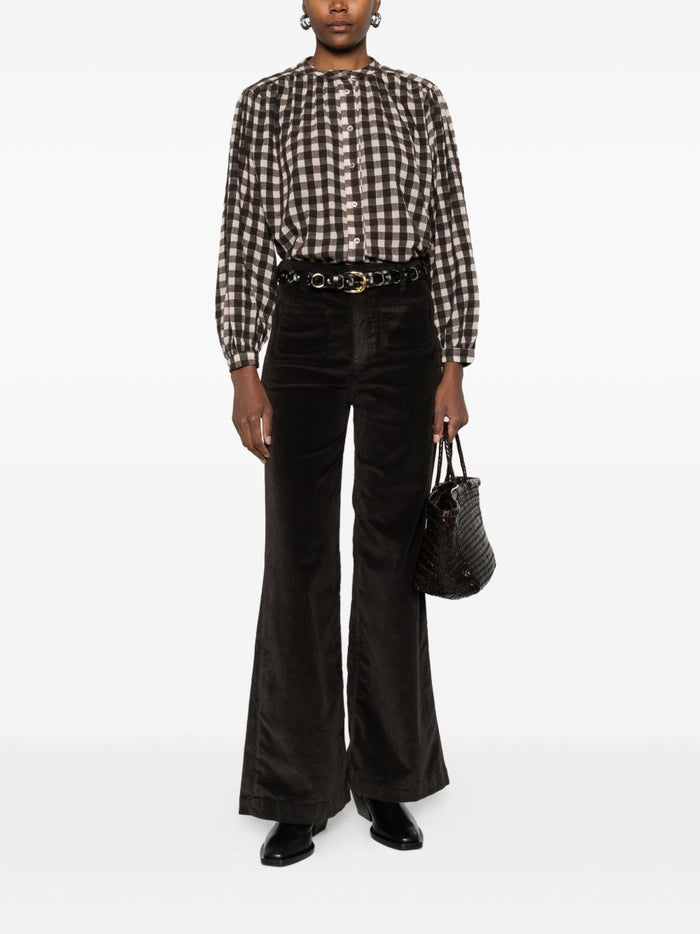 Braune Damenhose von Maison Hotel 5