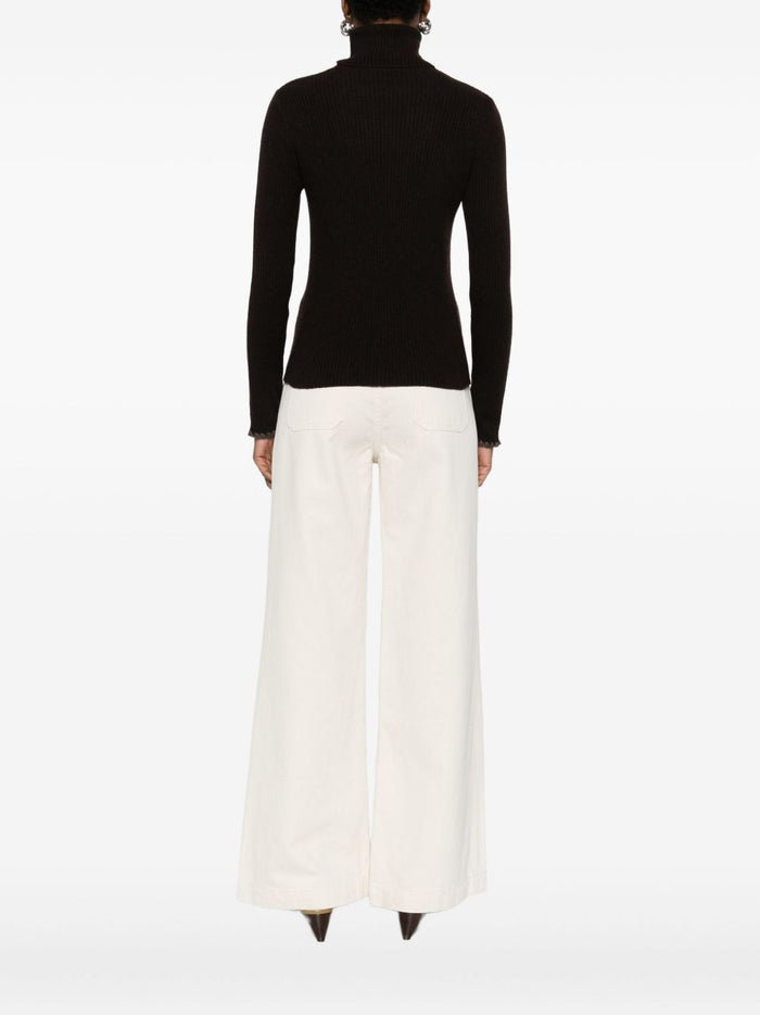 Brauner Damenpullover von Maison Hotel 2