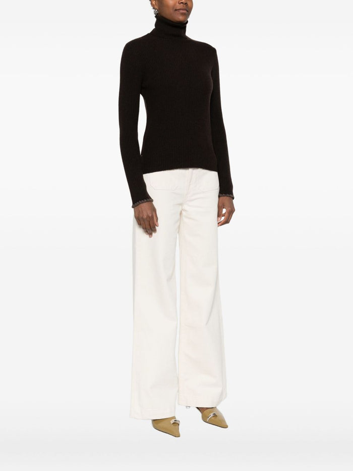 Brauner Damenpullover von Maison Hotel 4