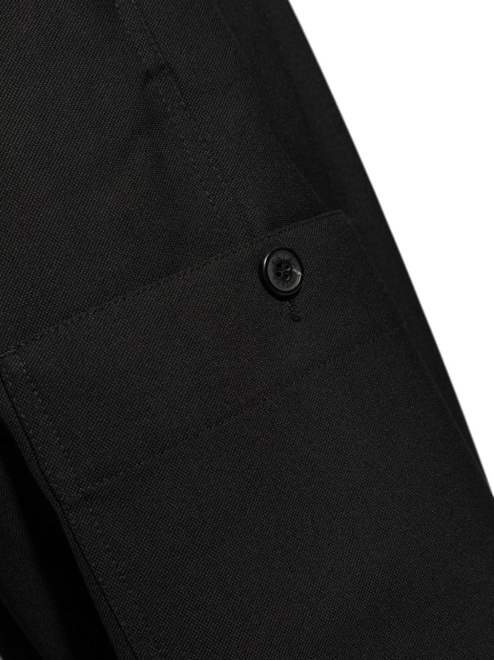 Kenzo Pantalone Nero Uomo Elastico e Coulisse 4