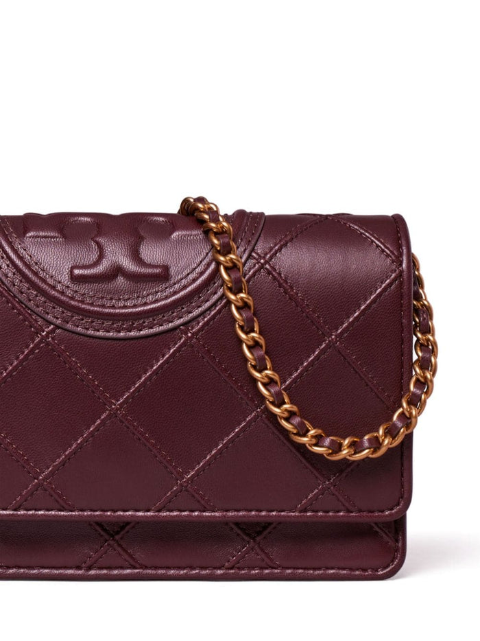 Tory Burch Borsa-Portafoglio Rosso Donna Fleming Mini 4