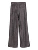 Alysi Pantalone Viola Donna Gamba Ampia 2