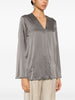 Alysi Blusa Grigio Donna Scollo a V 2