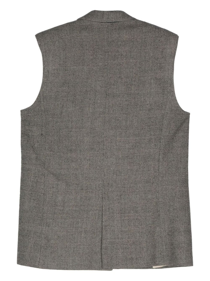 Alysi Gilet Grigio Donna Principe di Galles 2